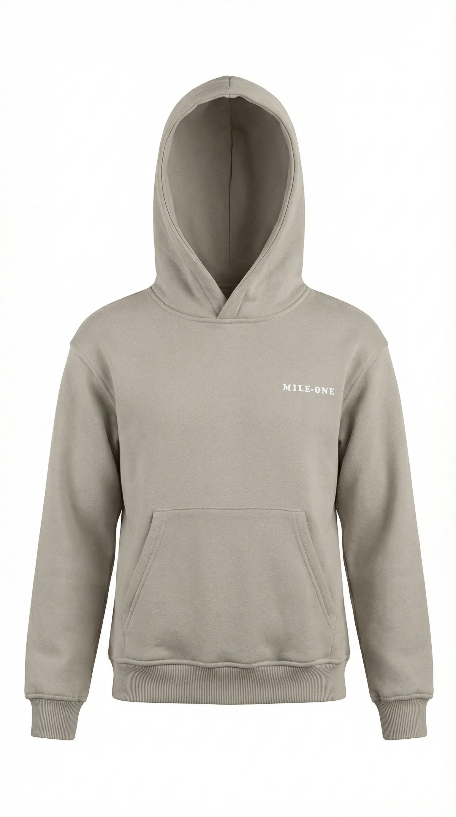 Girls premium essential hoodie - stone