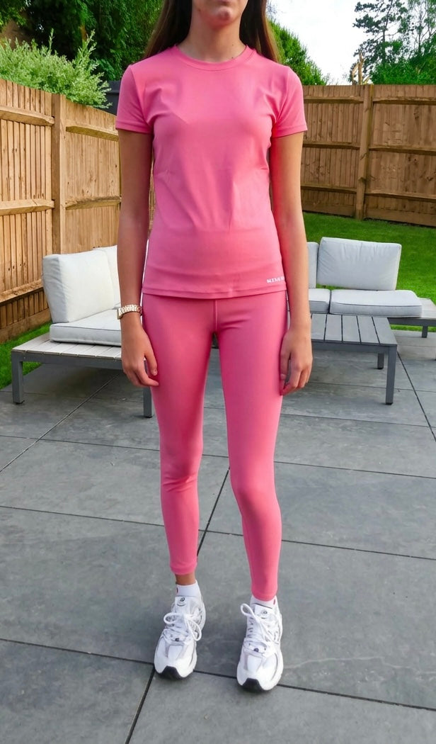 Girls premium sport Leggings - pink
