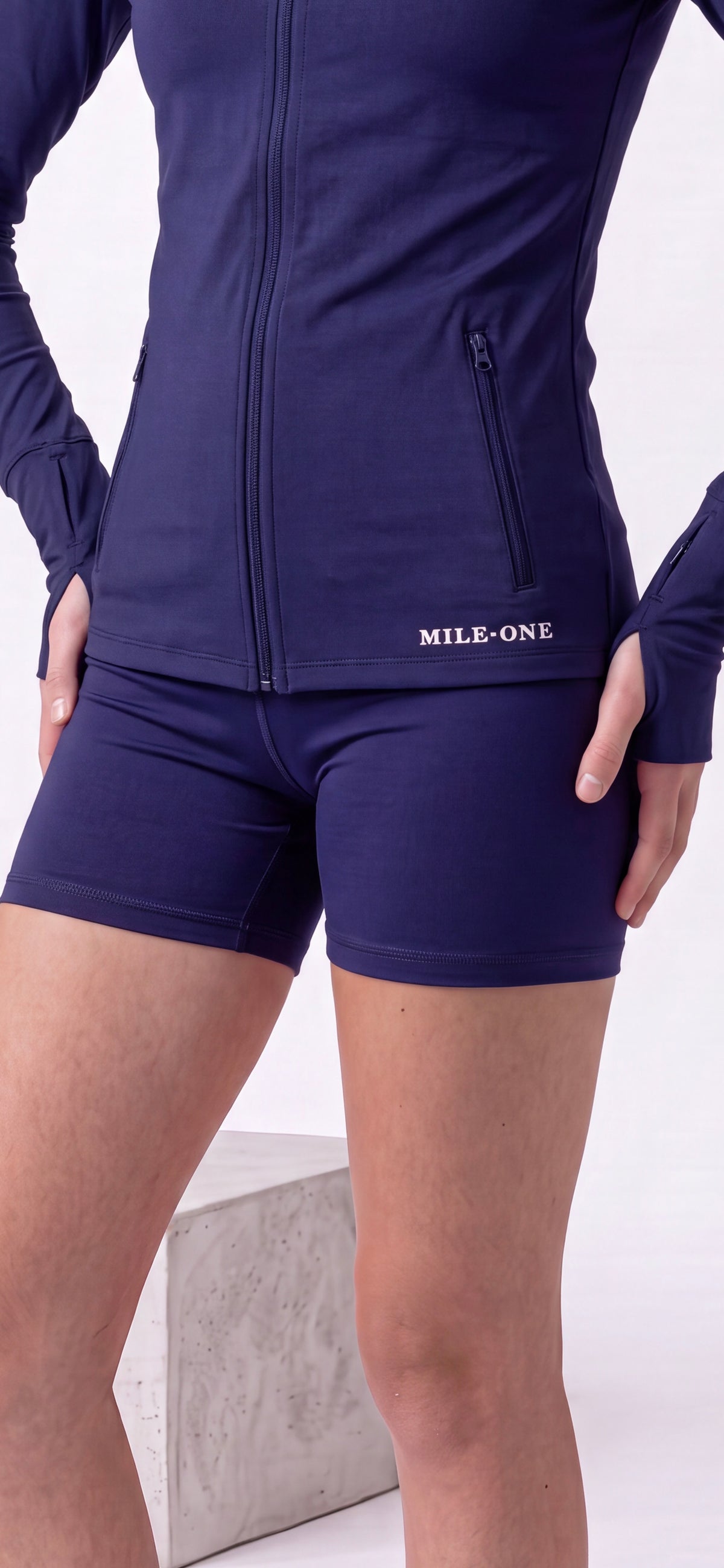 Girls Premium Sport Jacket - Navy