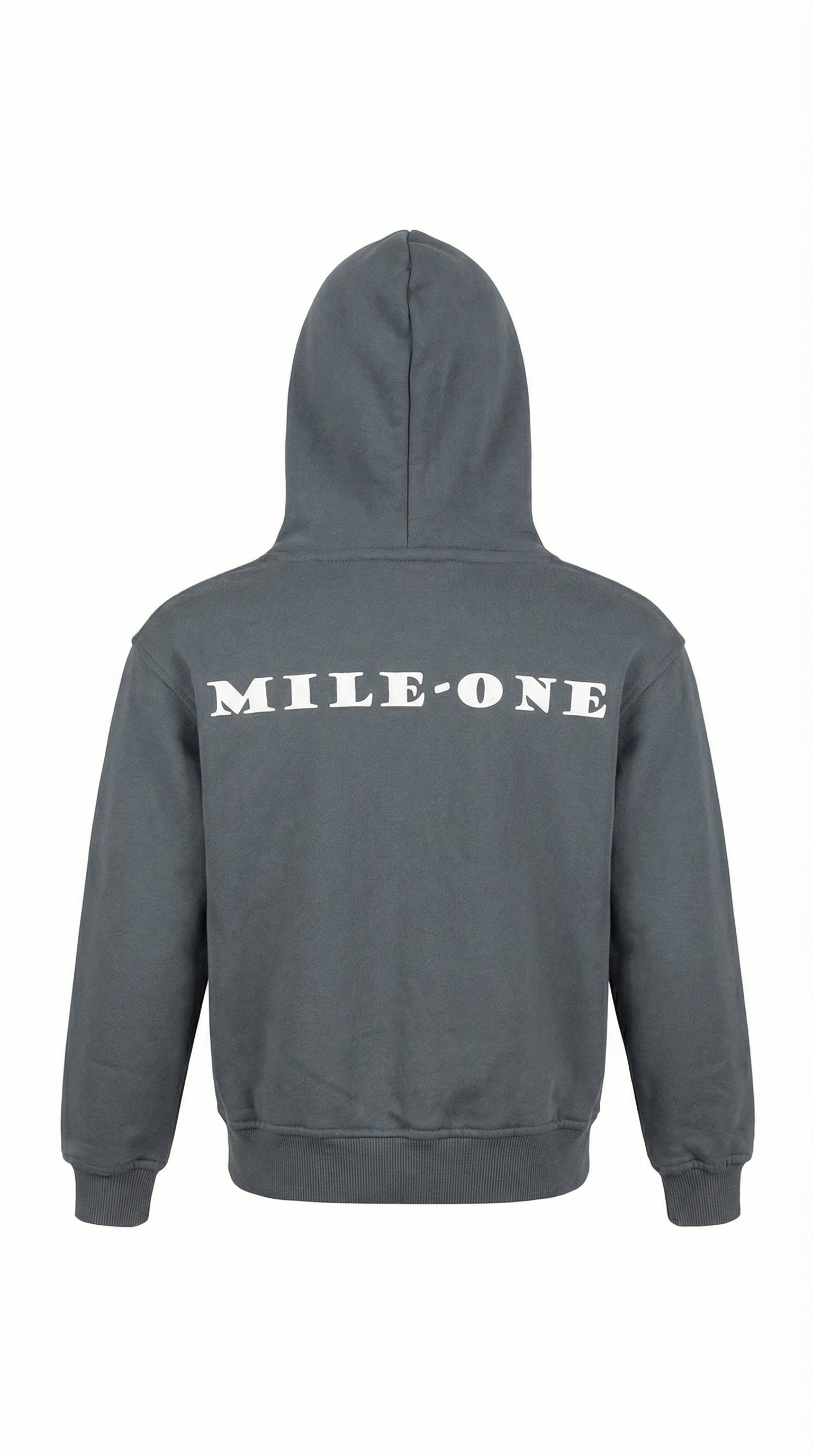 Girls premium essential hoodie- smoke blue