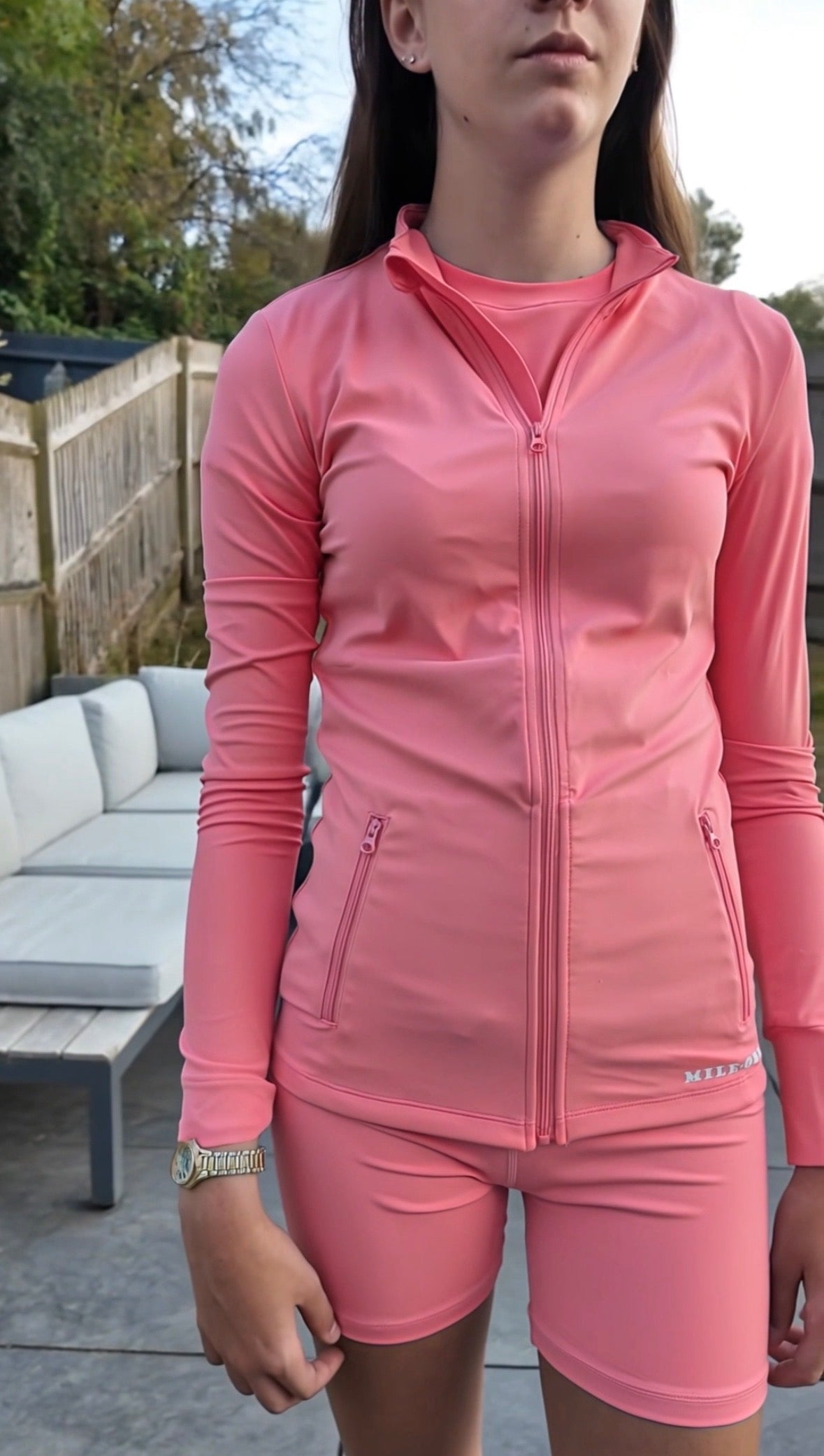 Girls Premium Sport Jacket - Pink