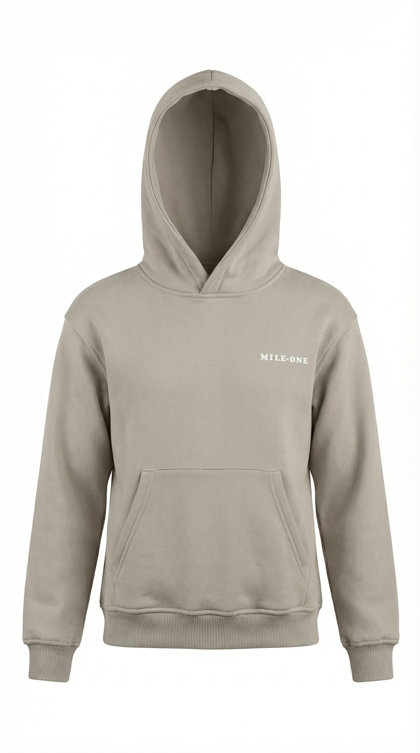 Girls  premium essential hoodie - stone