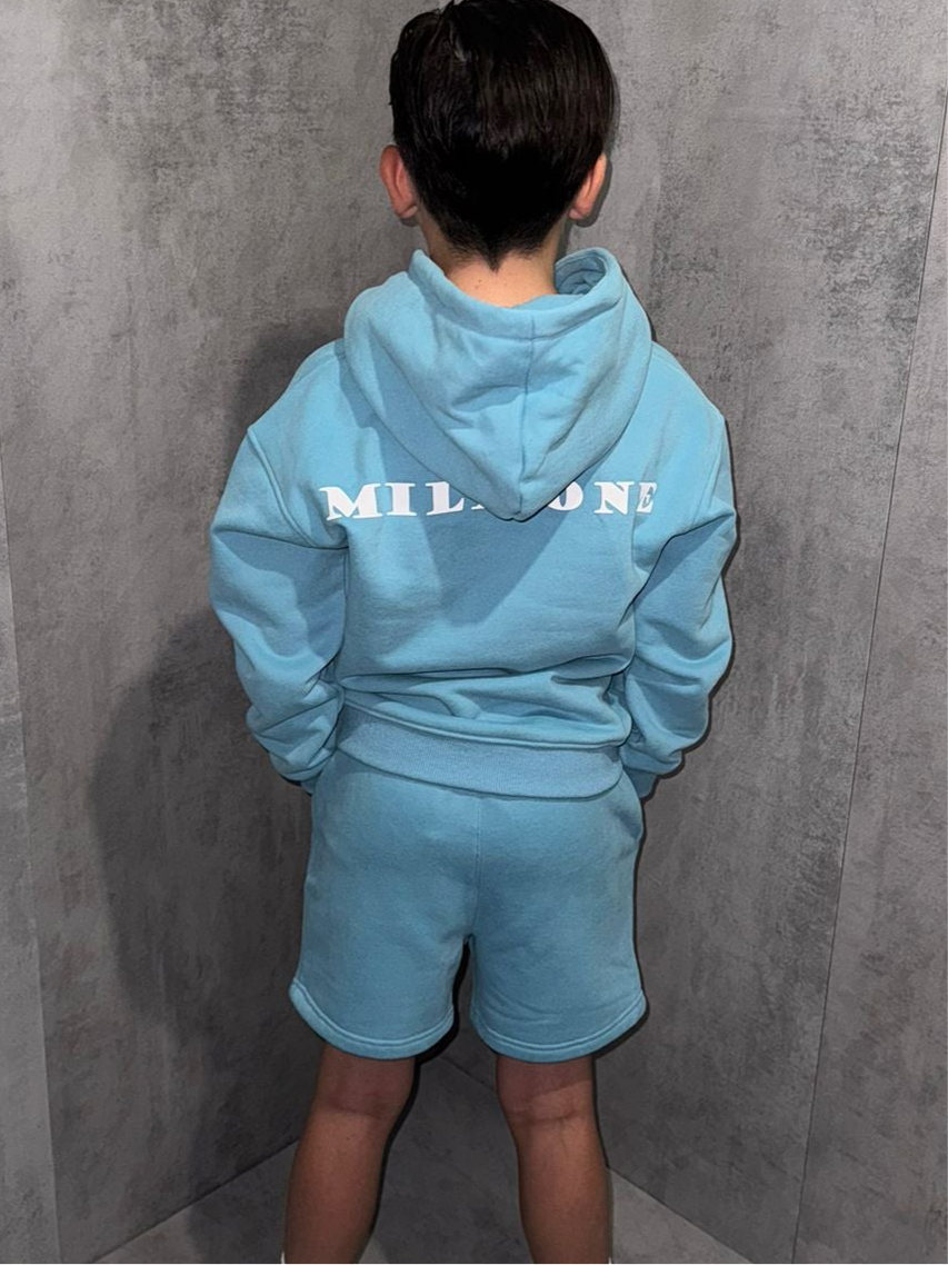 Boys Relaxed Fit Hoodie - aqua Blue