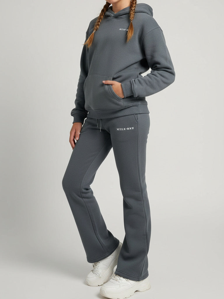 Girls Premium Bottoms - Smoke Blue