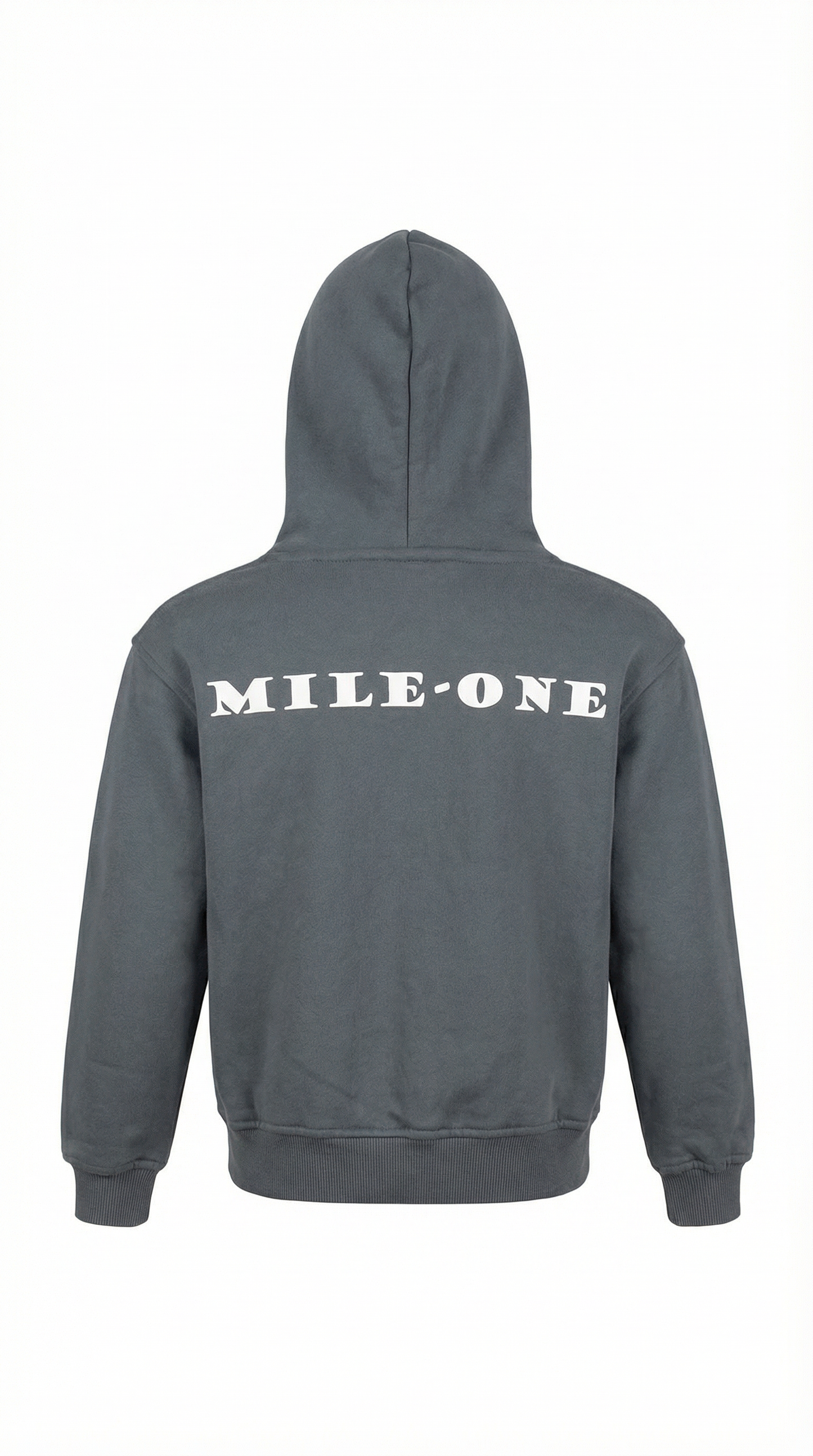Girls premium essential hoodie- smoke blue