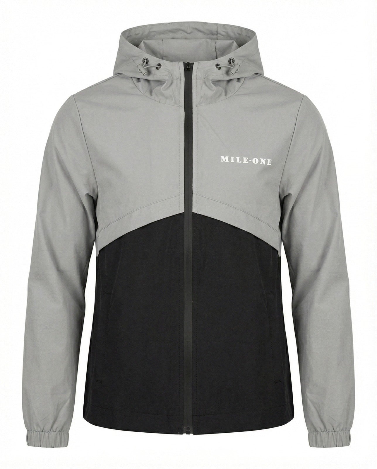 Boys active jacket grey/black