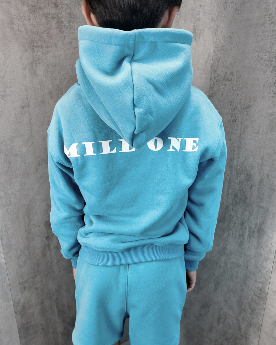 Boys Relaxed Fit Hoodie - aqua Blue