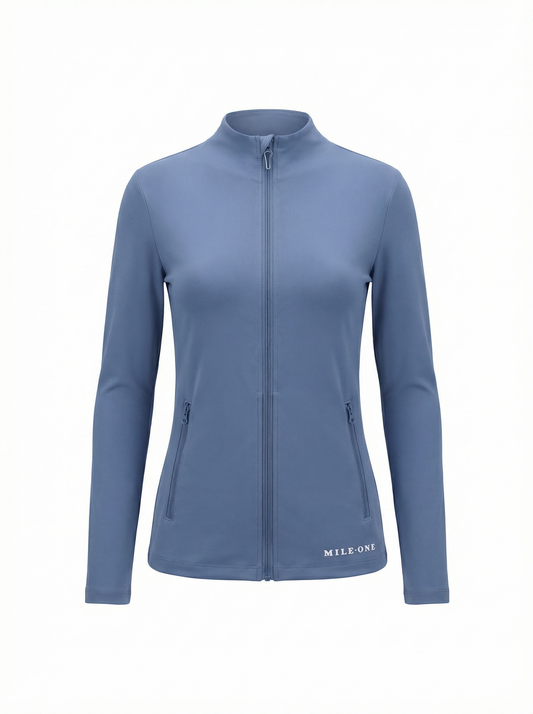 Girls Premium Sport Jacket - Space Blue