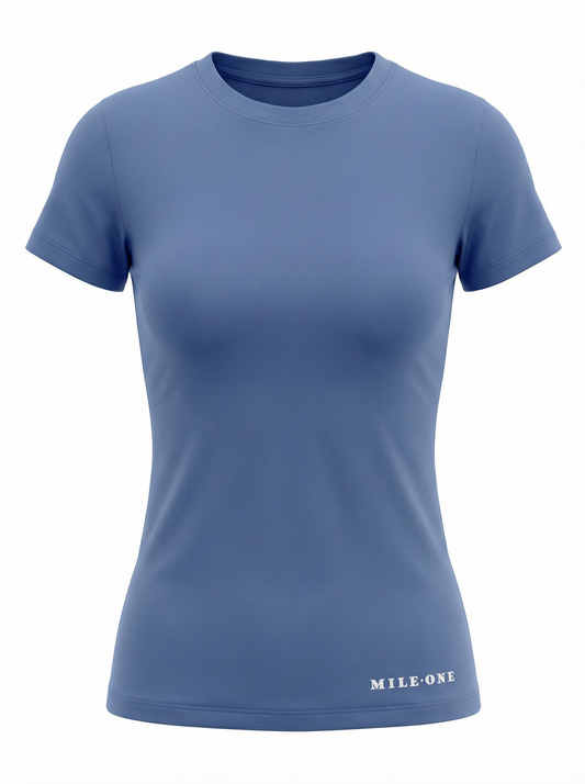 Girls Premium Sport T-Shirt - Space Blue