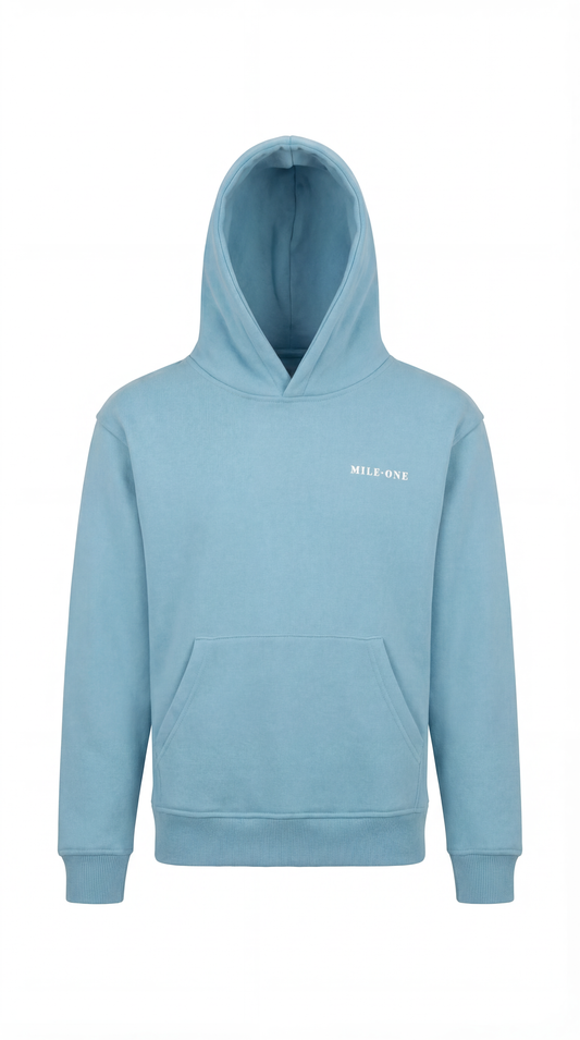 Boys Relaxed Fit Hoodie - aqua Blue