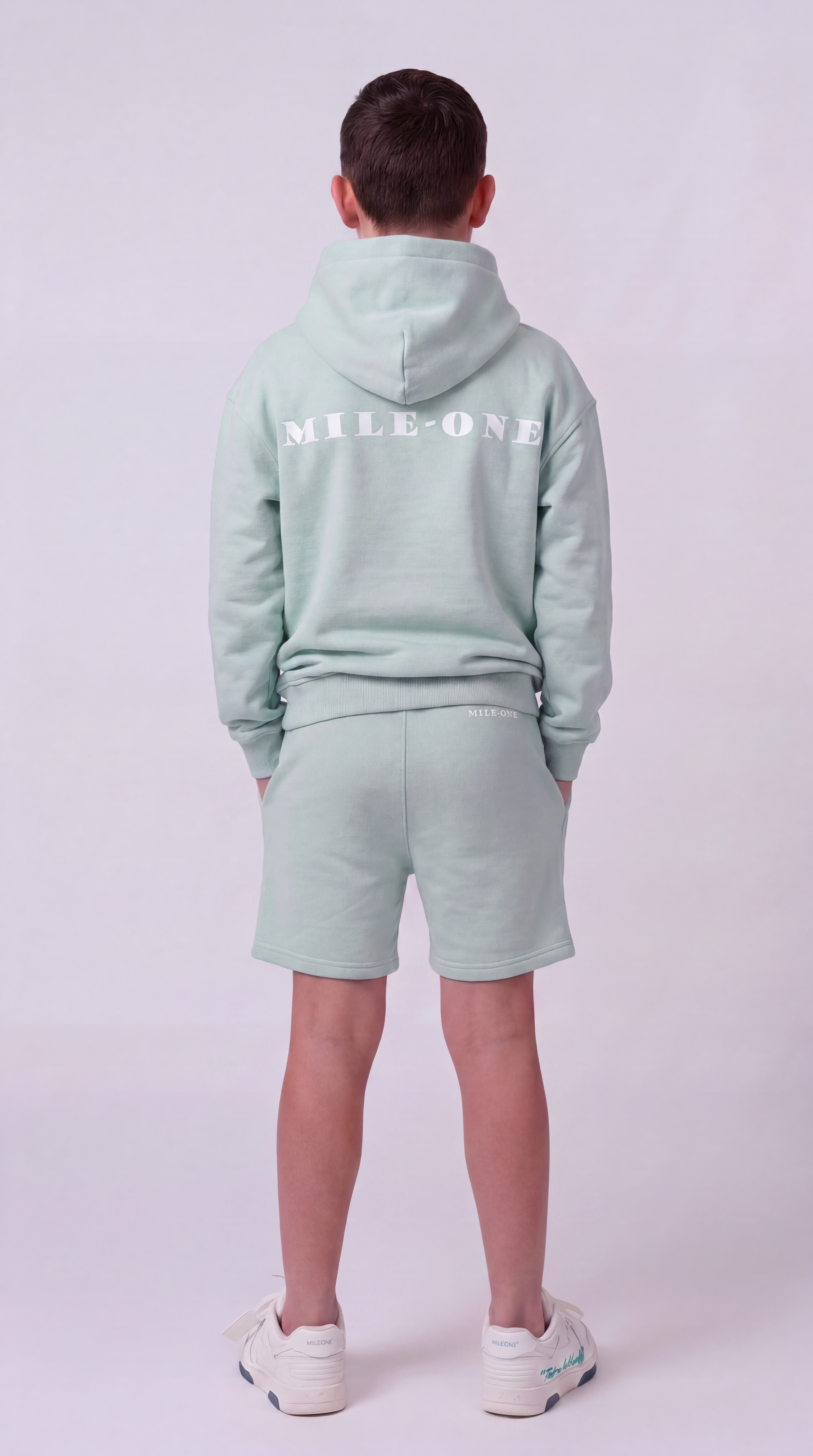 Boys Relaxed Fit Shorts - Light Grey