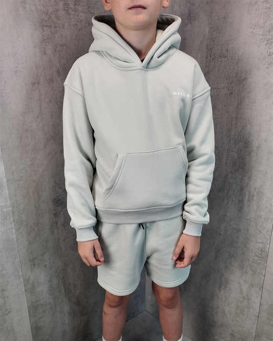 Boys Relaxed Fit Hoodie - Light Grey