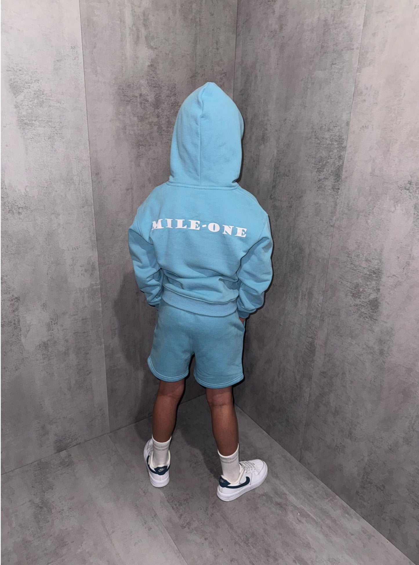 Boys Relaxed Fit Hoodie - aqua Blue